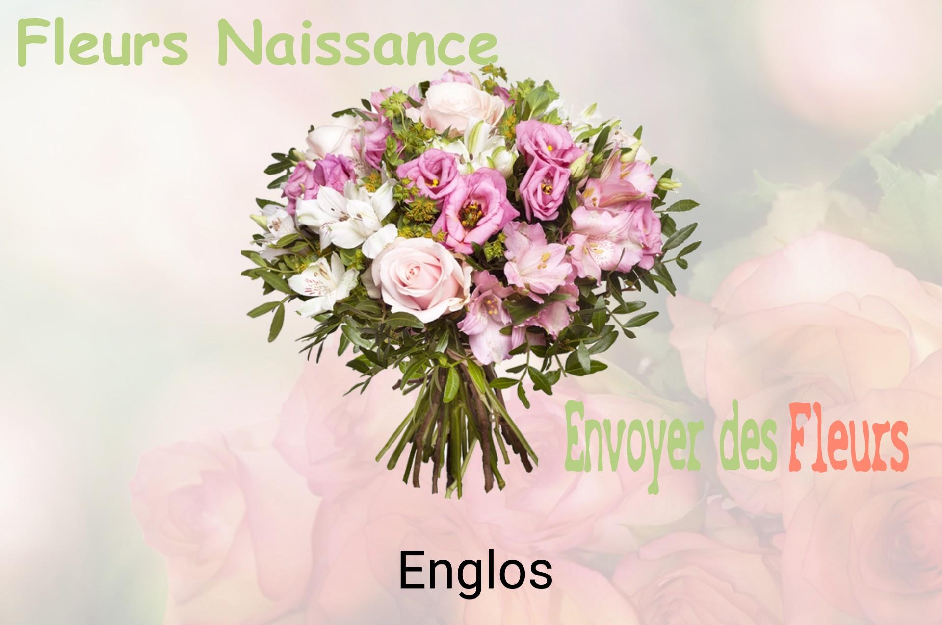 Bouquet de fleurs de naissance livré à Englos